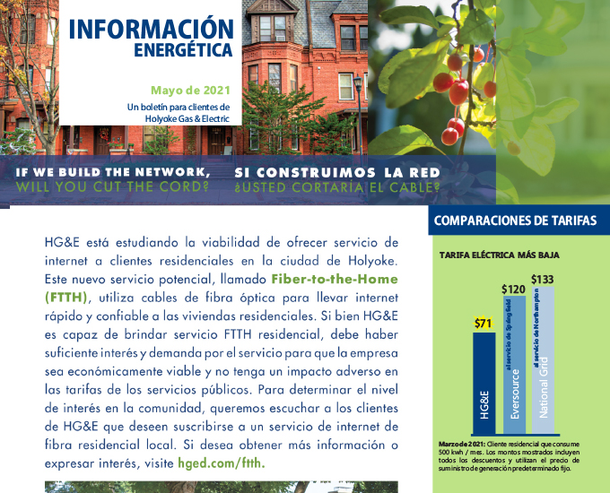 May 2021 Newsletter Cover Spanish